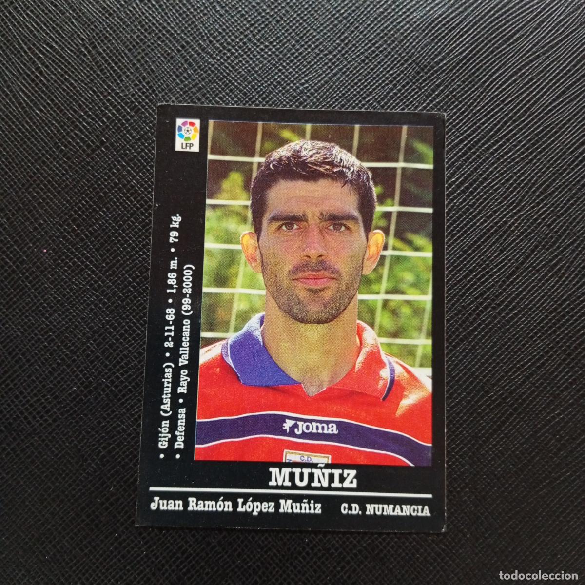 Cromos de F&uacute;tbol: 277 MU&Ntilde;IZ NUMANCIA PANINI 2000 2001 CROMO FUTBOL 00 01 LIGA - SIN PEGAR - A170 PG460 B