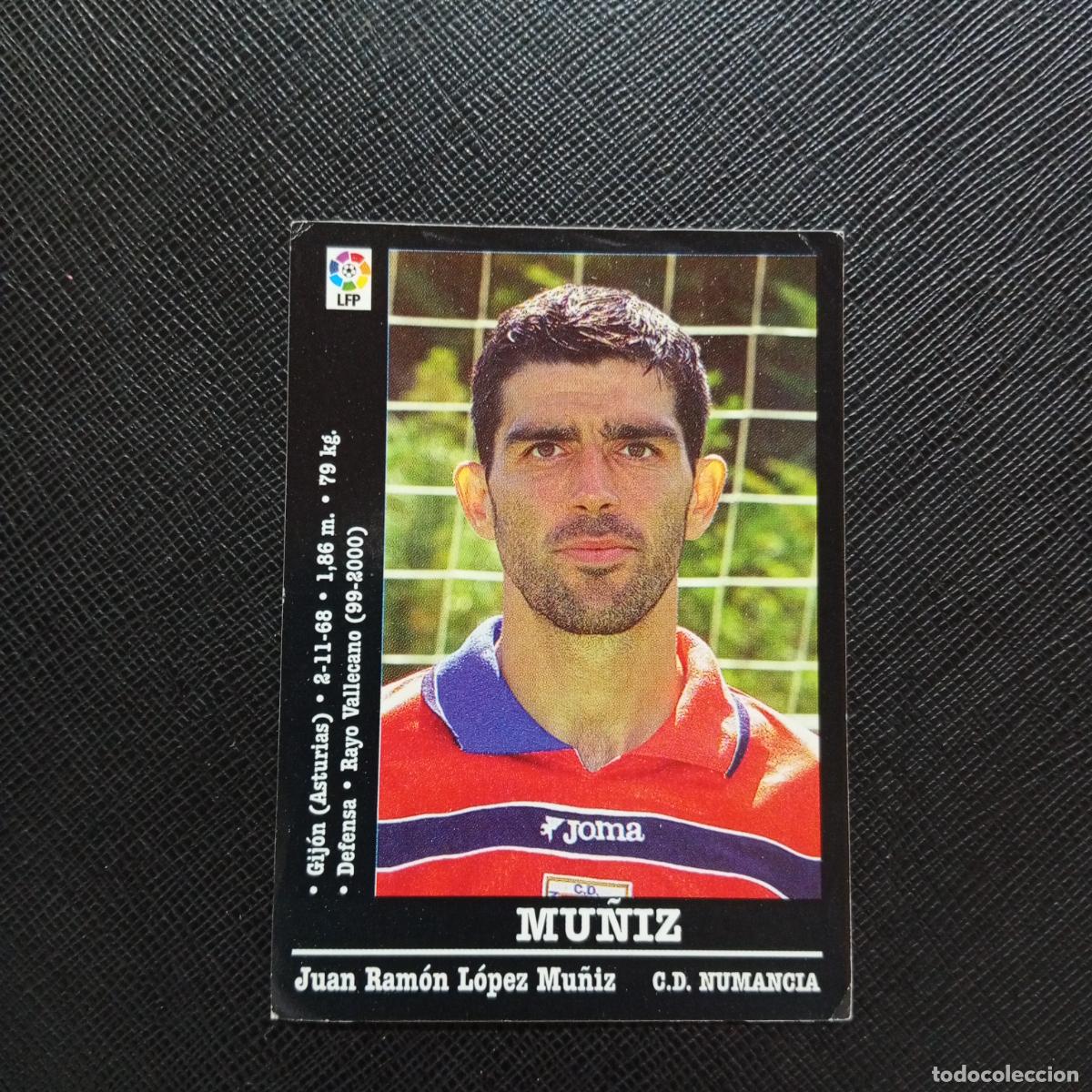 Cromos de F&uacute;tbol: 277 MU&Ntilde;IZ NUMANCIA PANINI 2000 2001 CROMO FUTBOL 00 01 LIGA - SIN PEGAR - A170 PG460