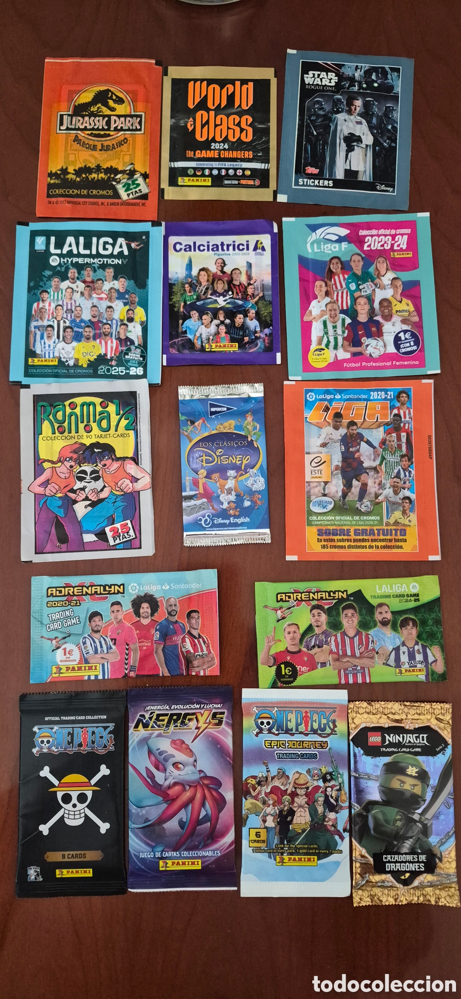 Cromos de F&uacute;tbol: SOBRES SIN ABRIR LIGA SANTANDER