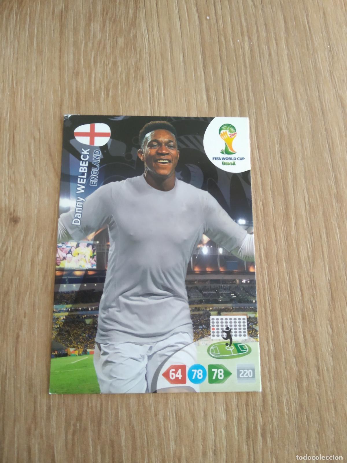 Cromos de F&uacute;tbol: DANNY WELBECK INGLATERRA CROMO FUTBOL PANINI ADRENALYN MUNDIAL 2014 WORLD CUP COPA DEL MUNDO
