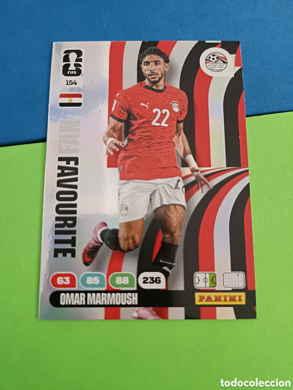 Cromos de F&uacute;tbol: Adrenalyn XL Fifa World cup 2026 mundial - Fan Favourite 154 Marmoush
