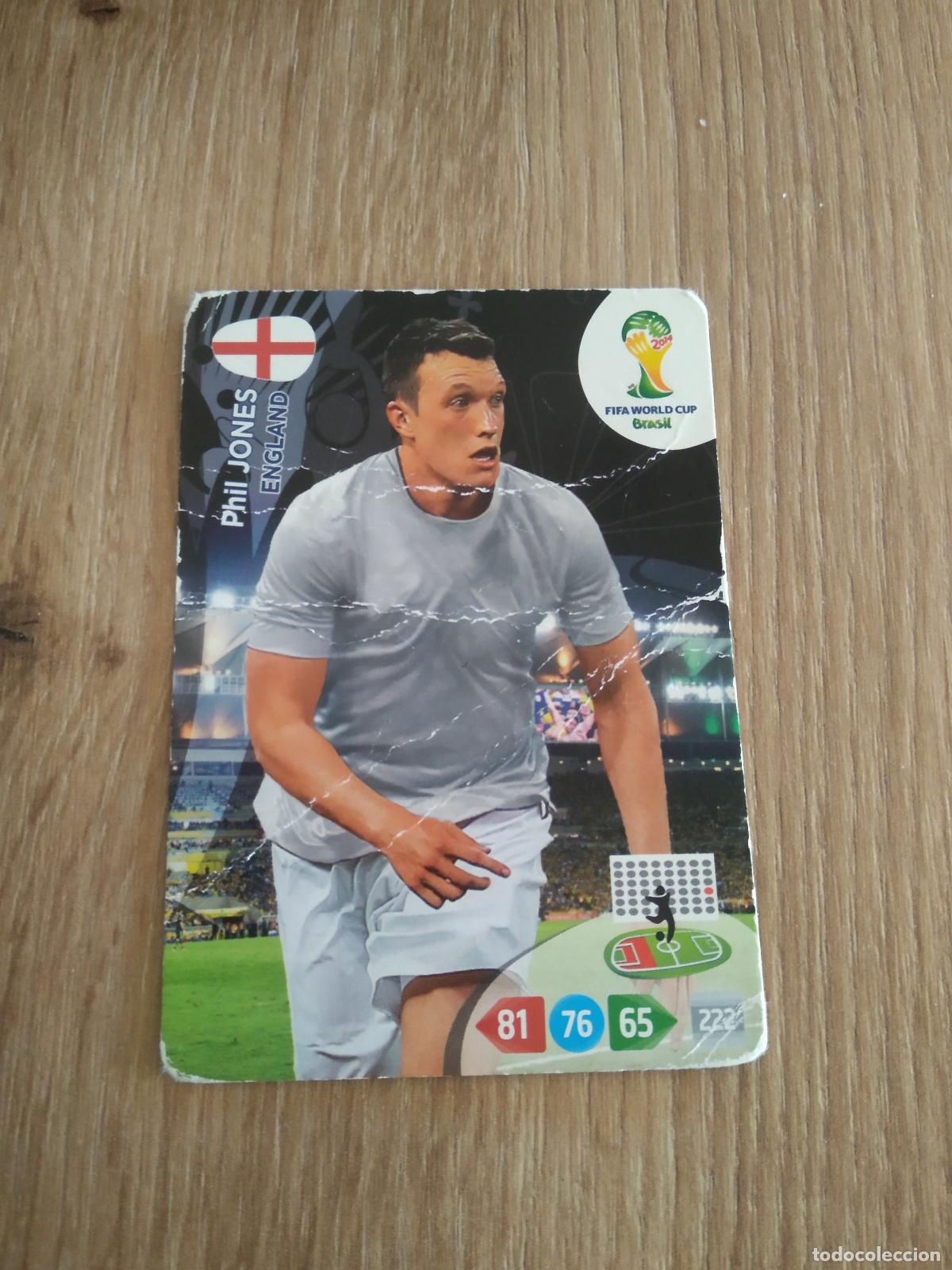 Cartes &agrave; collectionner de Football: PHIL JONES INGLATERRA CROMO FUTBOL PANINI ADRENALYN MUNDIAL 2014 WORLD CUP COPA DEL MUNDO