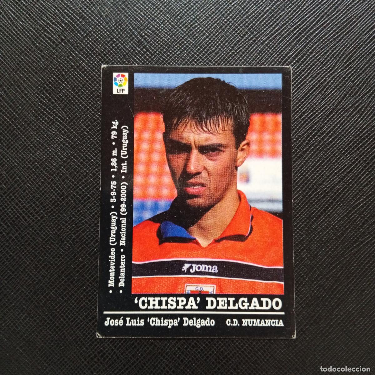 Cartes &agrave; collectionner de Football: 285 CHISPA DELGADO NUMANCIA PANINI 2000 2001 CROMO FUTBOL 00 01 LIGA - SIN PEGAR - A170 PG469