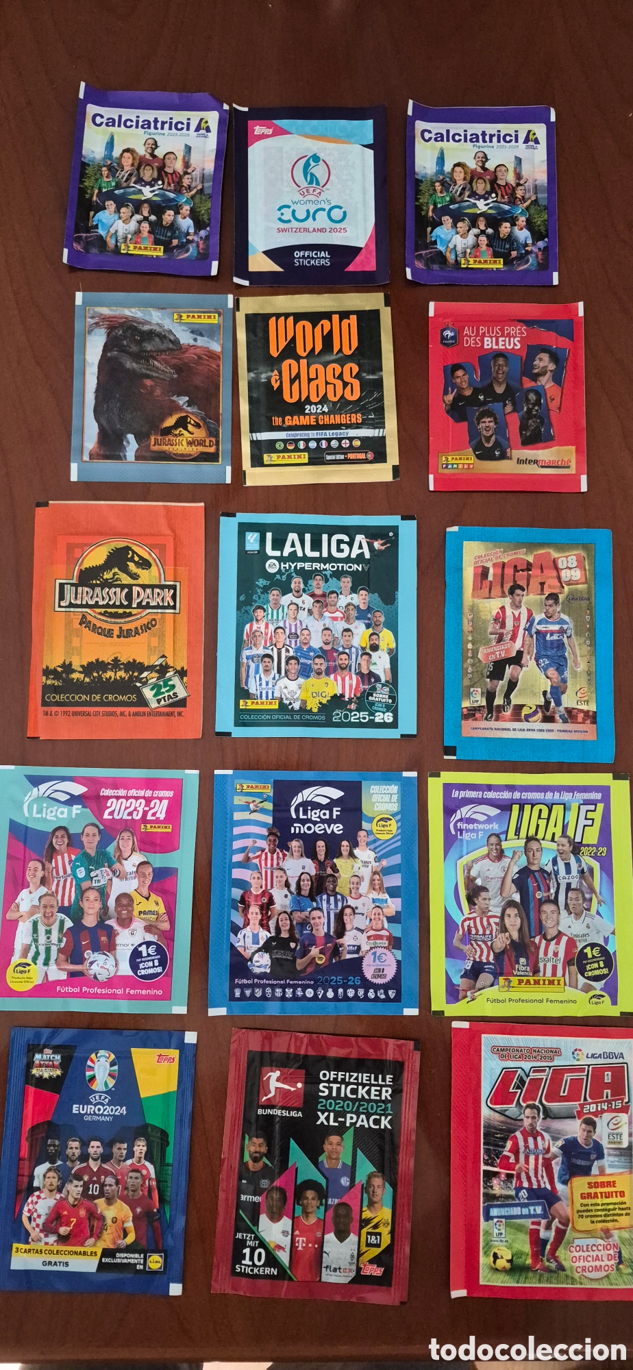 Cromos de F&uacute;tbol: SOBRES SIN ABRIR LIGA F