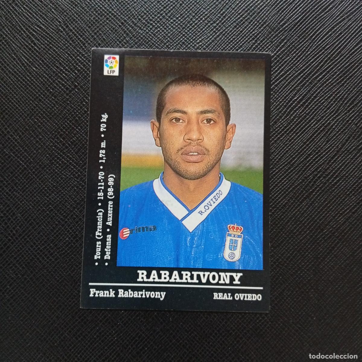 Cromos de F&uacute;tbol: 262 RABARIVONY OVIEDO PANINI 2000 2001 CROMO FUTBOL 00 01 LIGA - SIN PEGAR - A170 PG487