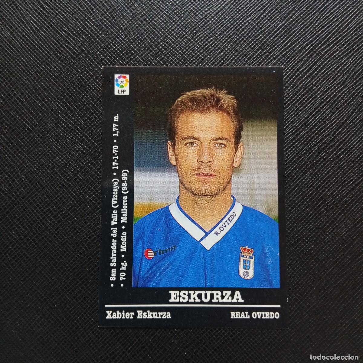 Cromos de F&uacute;tbol: 265 ESKURZA OVIEDO PANINI 2000 2001 CROMO FUTBOL 00 01 LIGA - SIN PEGAR - A170 PG496