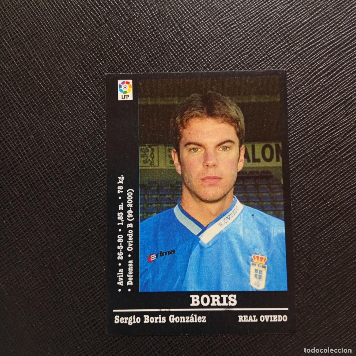 Cromos de F&uacute;tbol: 261 BORIS OVIEDO PANINI 2000 2001 CROMO FUTBOL 00 01 LIGA - SIN PEGAR - A170 PG496
