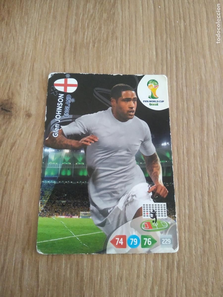 Cromos de F&uacute;tbol: JOHNSON INGLATERRA CROMO FUTBOL PANINI ADRENALYN MUNDIAL 2014 WORLD CUP COPA DEL MUNDO