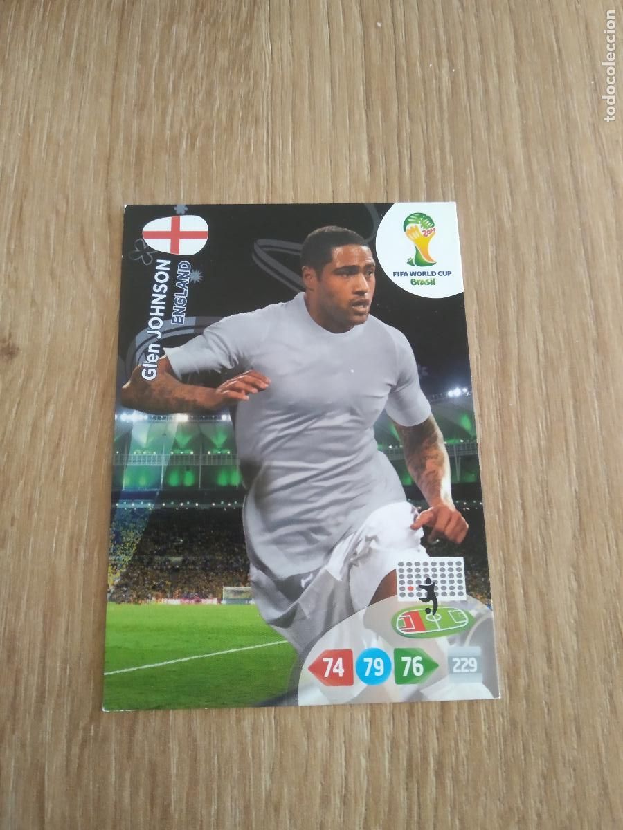 Cromos de F&uacute;tbol: JOHNSON INGLATERRA CROMO FUTBOL PANINI ADRENALYN MUNDIAL 2014 WORLD CUP COPA DEL MUNDO
