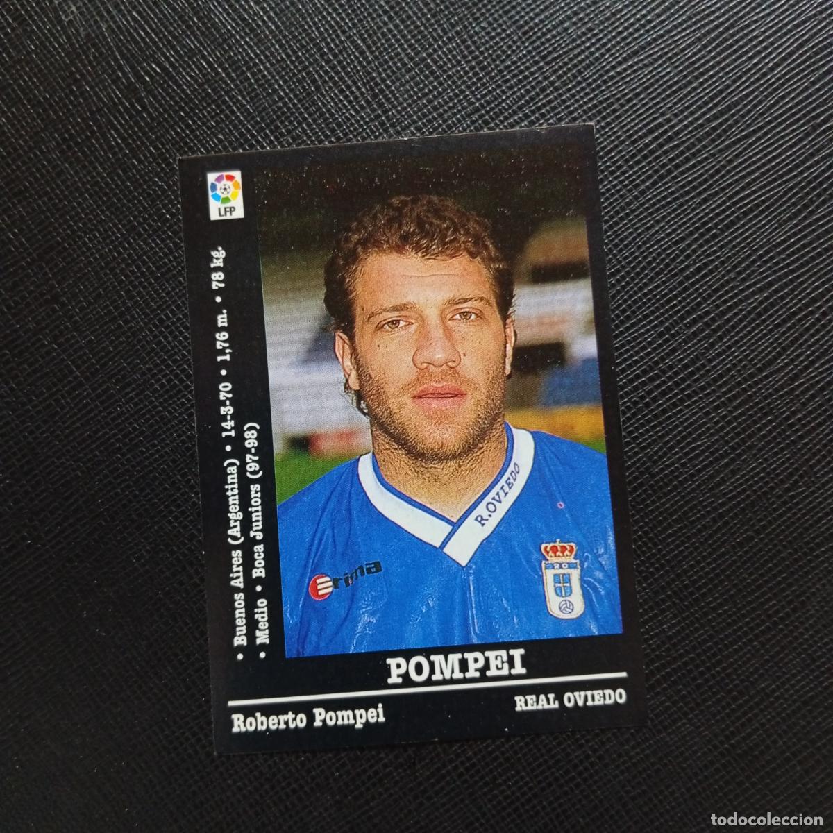 Cromos de F&uacute;tbol: 267 POMPEI OVIEDO PANINI 2000 2001 CROMO FUTBOL 00 01 LIGA - SIN PEGAR - A170 PG496