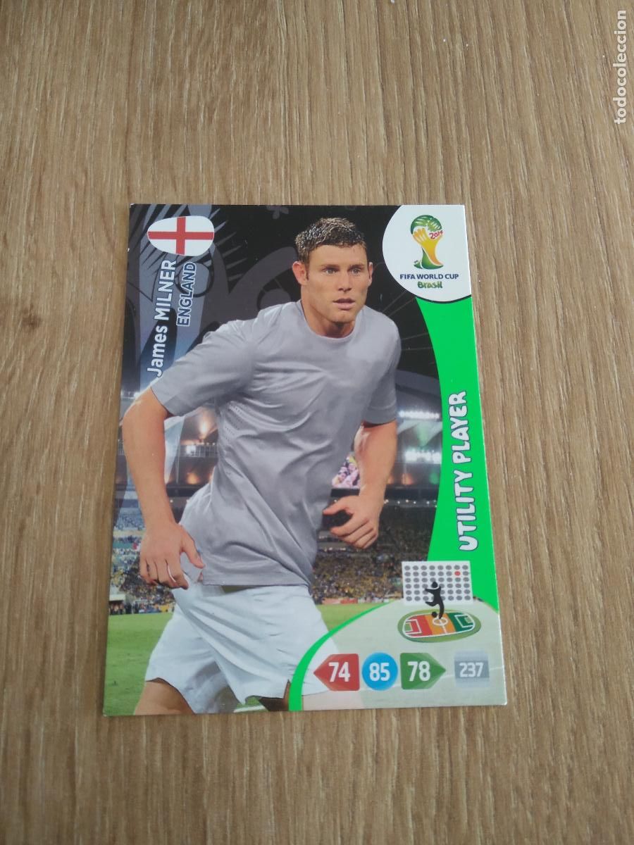 Cromos de F&uacute;tbol: JAMES MILNER INGLATERRA CROMO FUTBOL PANINI ADRENALYN MUNDIAL 2014 WORLD CUP COPA DEL MUNDO