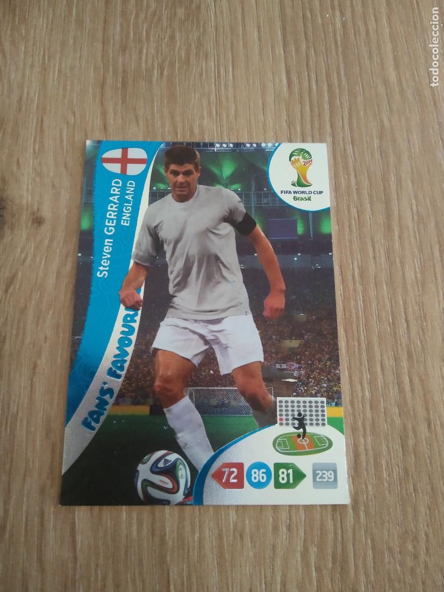 Cromos de F&uacute;tbol: GERRARD INGLATERRA CROMO FUTBOL PANINI ADRENALYN MUNDIAL 2014 WORLD CUP COPA DEL MUNDO