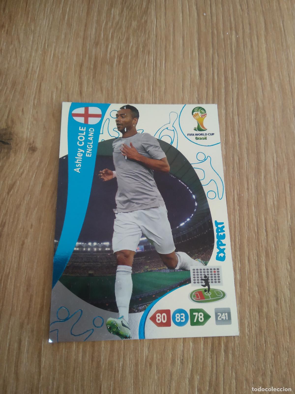 Cromos de F&uacute;tbol: ASHLEY COLE INGLATERRA CROMO FUTBOL PANINI ADRENALYN MUNDIAL 2014 WORLD CUP COPA DEL MUNDO