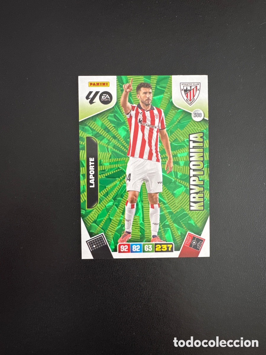 Cromos de F&uacute;tbol: LAPORTE KRYPTONITA NUMERO 388 ADRENALYN 2025 2026
