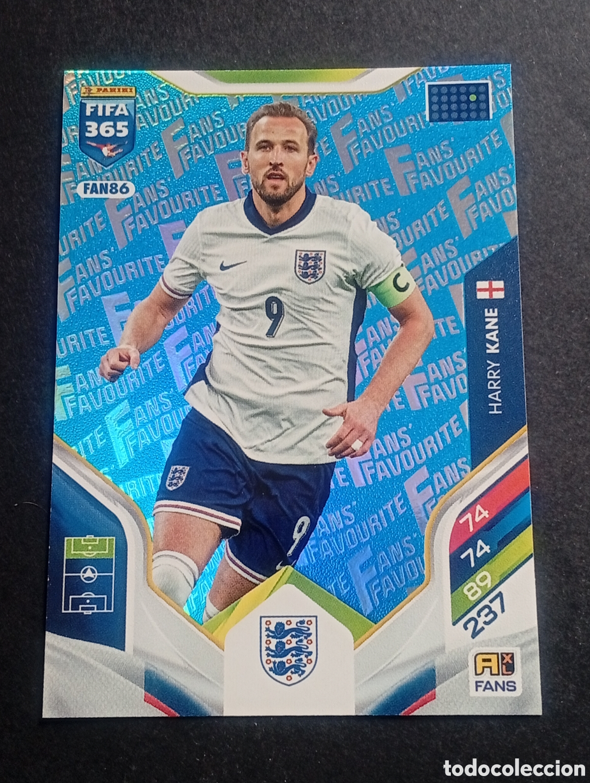 Cromos de F&uacute;tbol: FAN86 paralela blue KANE ENGLAND ADRENALYN 365 2025 2026 25 26 CARD CROMO PANINI TOPPS