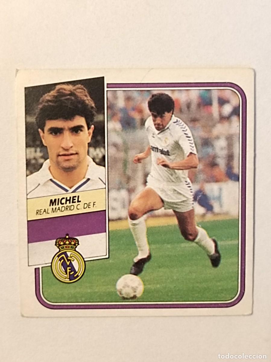 Cromos de F&uacute;tbol: MICHEL REAL MADRID C.F. LIGA 89/90 ESTE