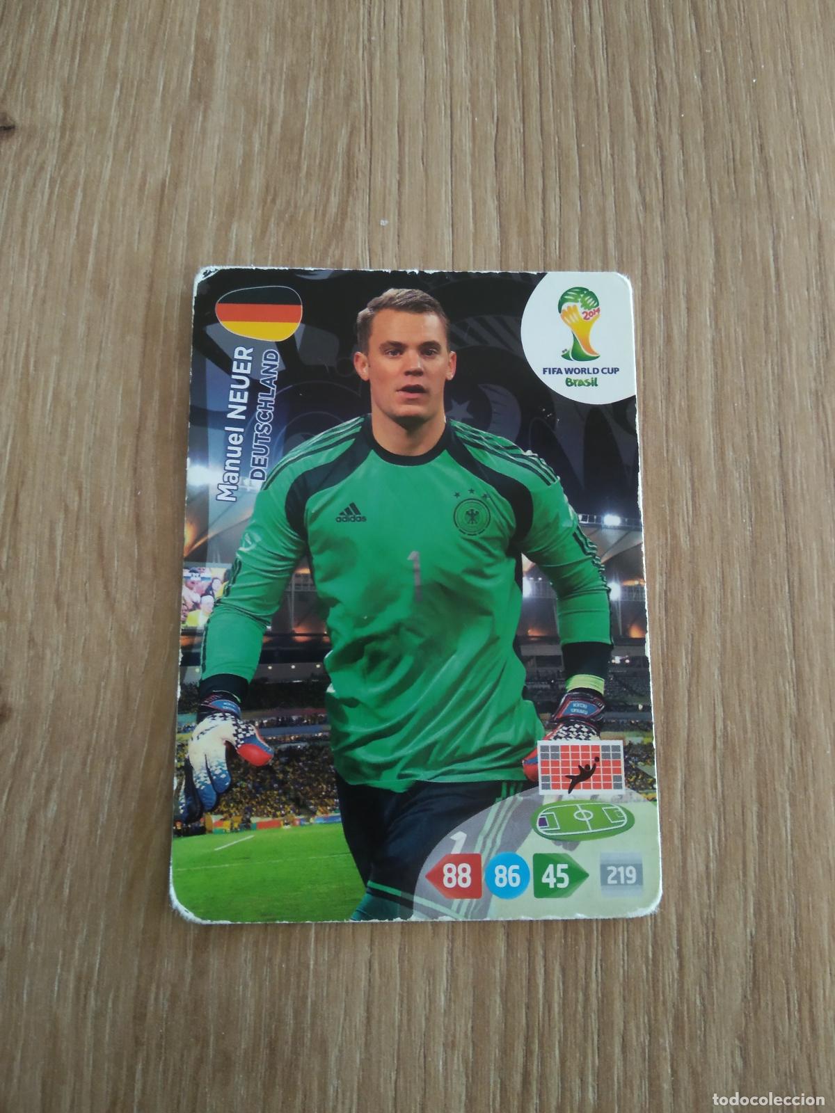 Figurine di Calcio: NEUER ALEMANIA CROMO FUTBOL PANINI ADRENALYN MUNDIAL 2014 WORLD CUP COPA DEL MUNDO