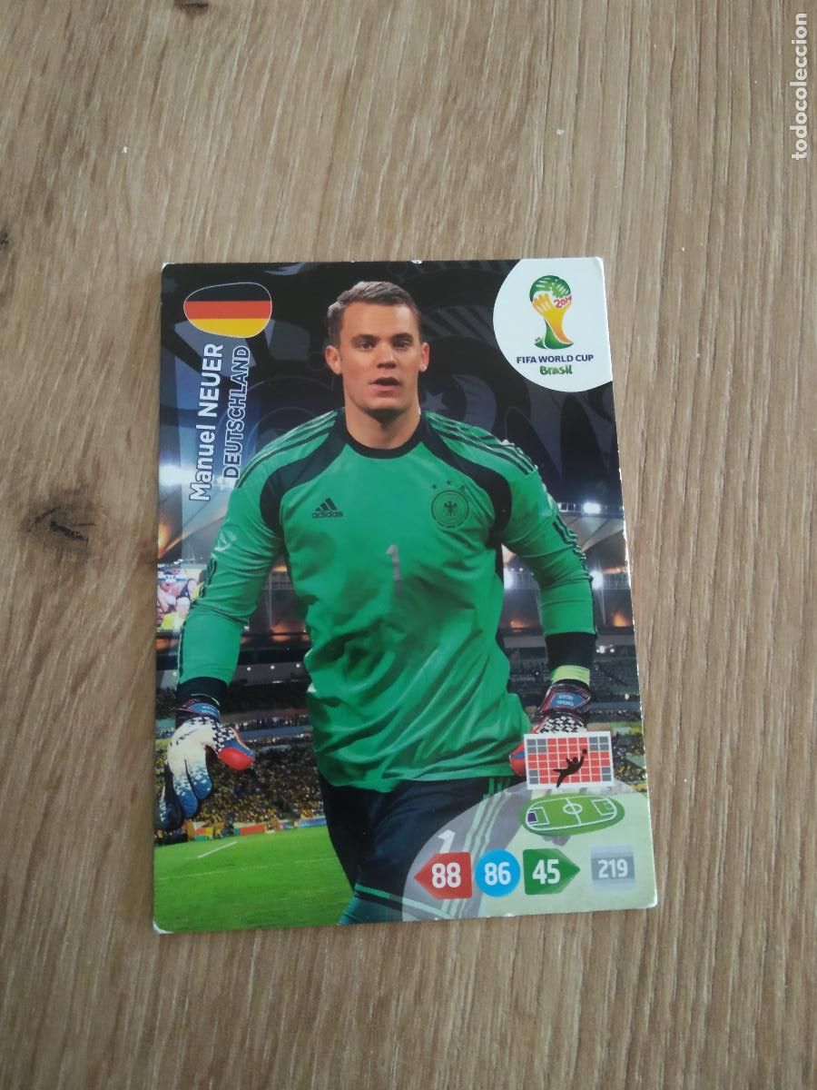 Figurine di Calcio: NEUER ALEMANIA CROMO FUTBOL PANINI ADRENALYN MUNDIAL 2014 WORLD CUP COPA DEL MUNDO