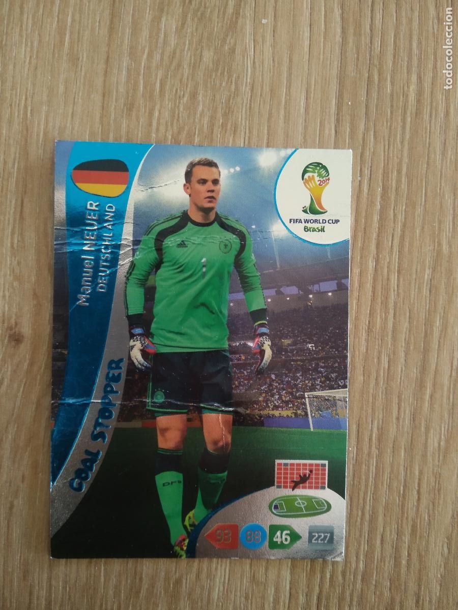 Figurine di Calcio: NEUER ALEMANIA CROMO FUTBOL PANINI ADRENALYN MUNDIAL 2014 WORLD CUP COPA DEL MUNDO