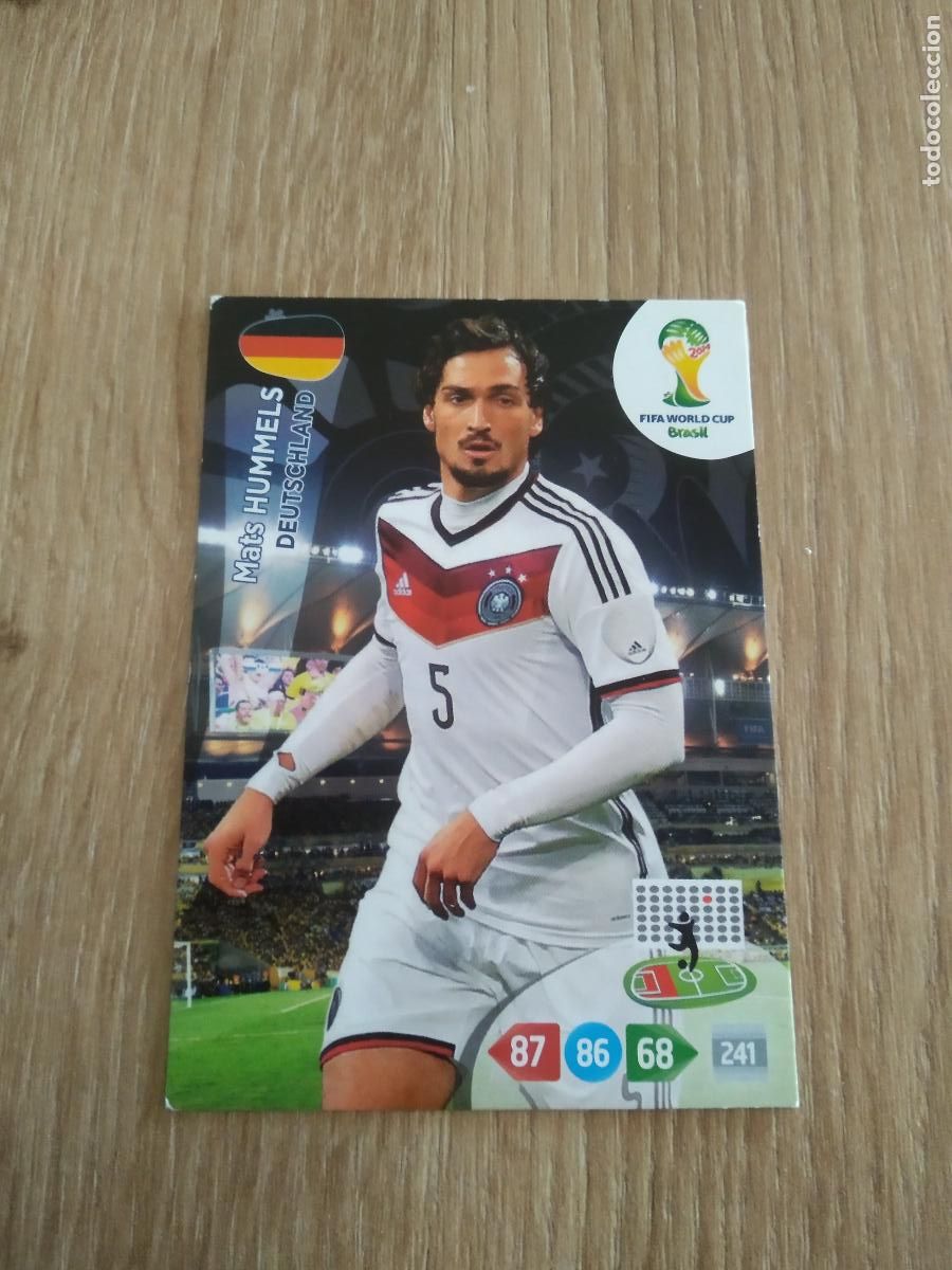 Cromos de F&uacute;tbol: MATS HUMMELS ALEMANIA CROMO FUTBOL PANINI ADRENALYN MUNDIAL 2014 WORLD CUP COPA DEL MUNDO