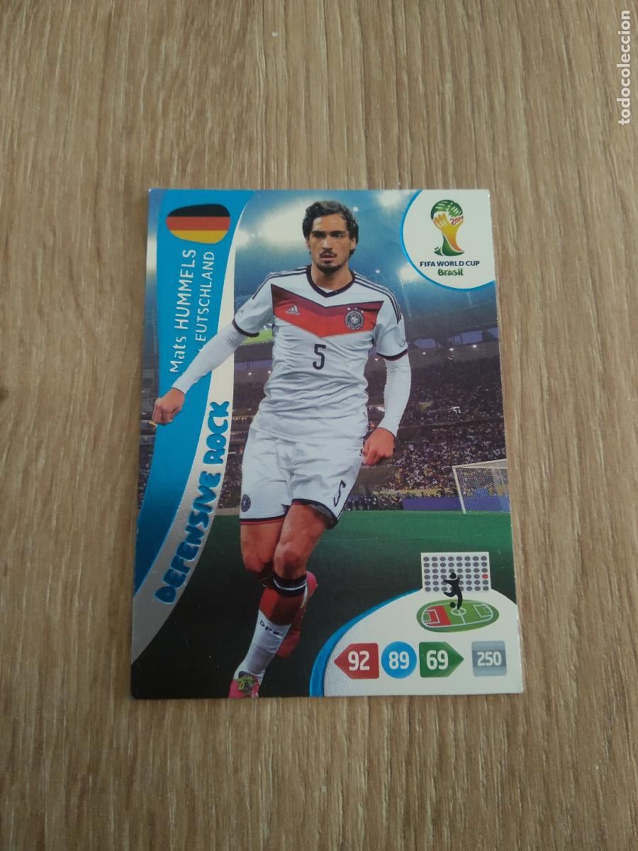 Cromos de F&uacute;tbol: MATS HUMMELS ALEMANIA CROMO FUTBOL PANINI ADRENALYN MUNDIAL 2014 WORLD CUP COPA DEL MUNDO
