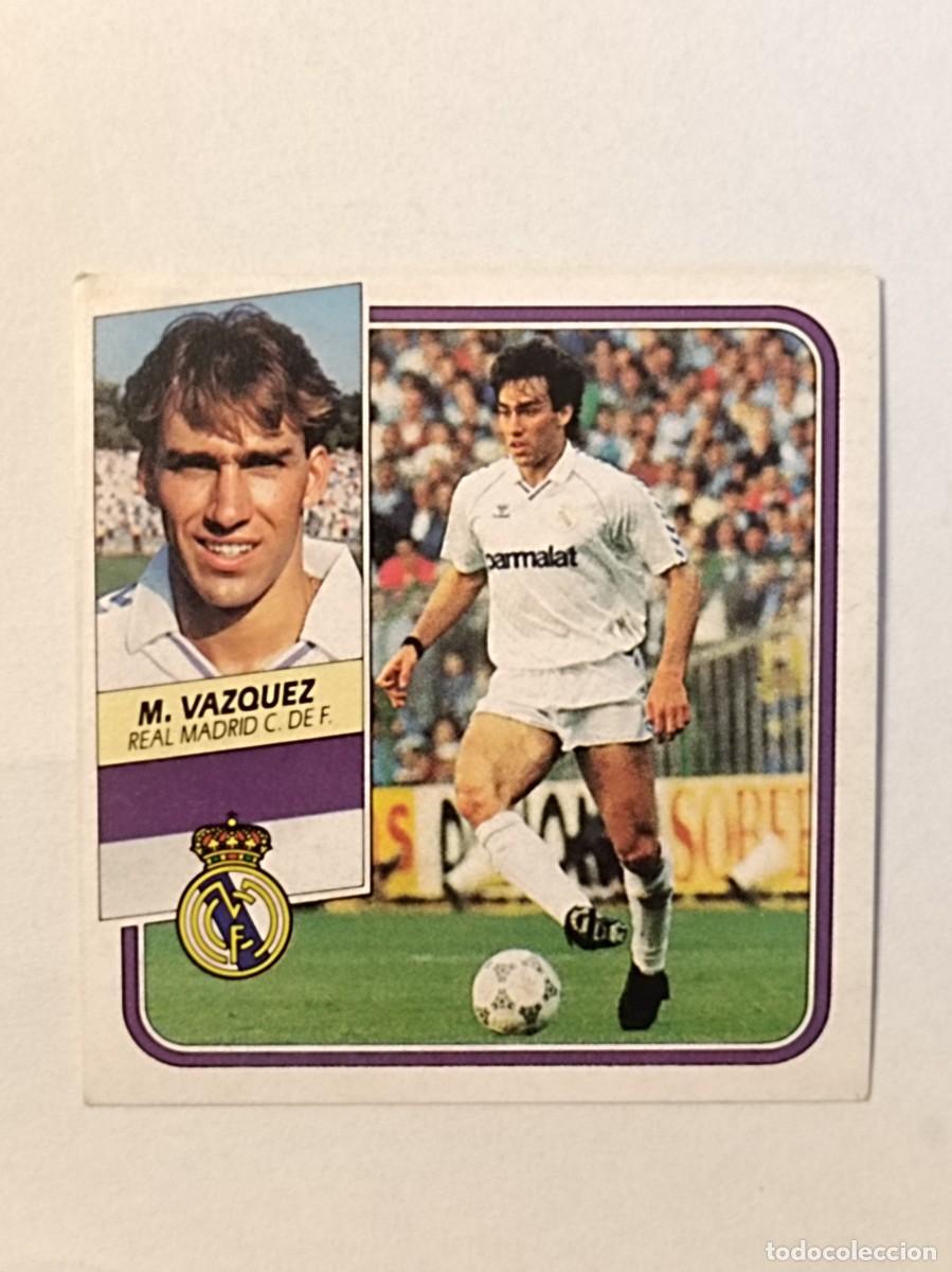 Cromos de Futebol: MARTIN VAZQUEZ REAL MADRID C.F. LIGA 89/90 ESTE