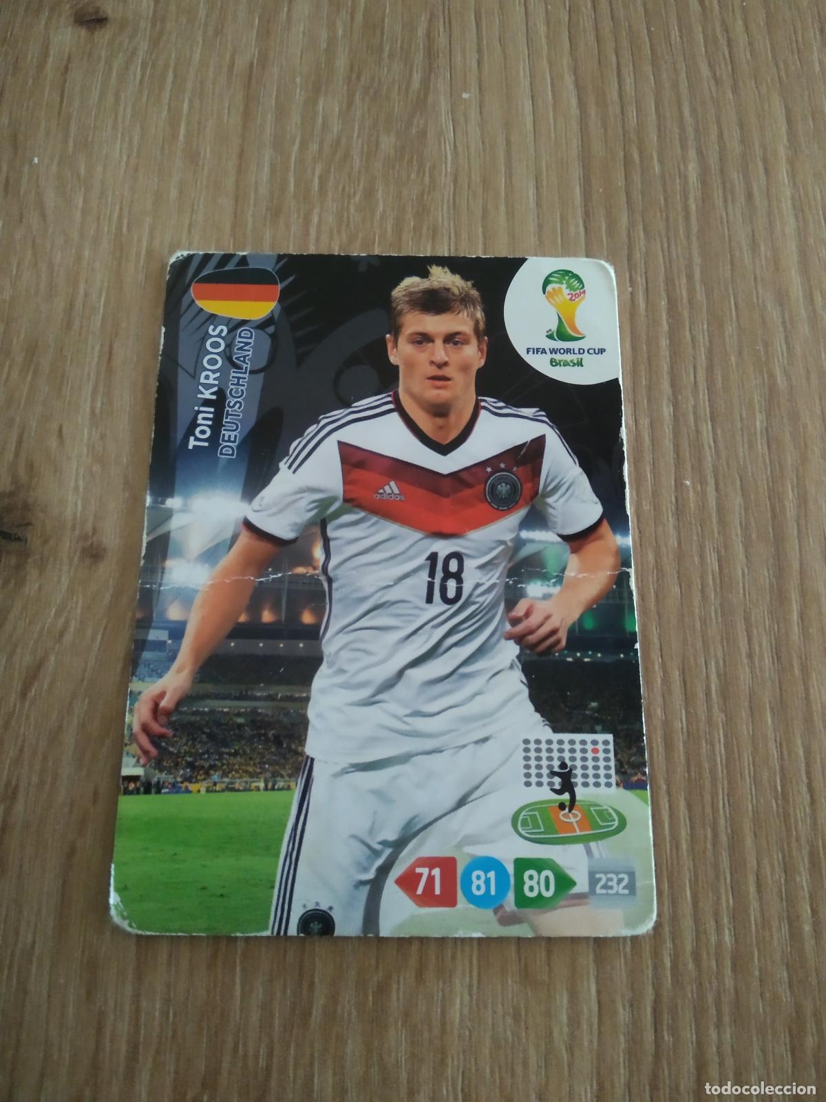 Figurine di Calcio: KROOS ALEMANIA CROMO FUTBOL PANINI ADRENALYN MUNDIAL 2014 WORLD CUP COPA DEL MUNDO