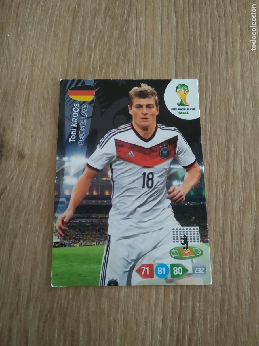 Figurine di Calcio: KROOS ALEMANIA CROMO FUTBOL PANINI ADRENALYN MUNDIAL 2014 WORLD CUP COPA DEL MUNDO