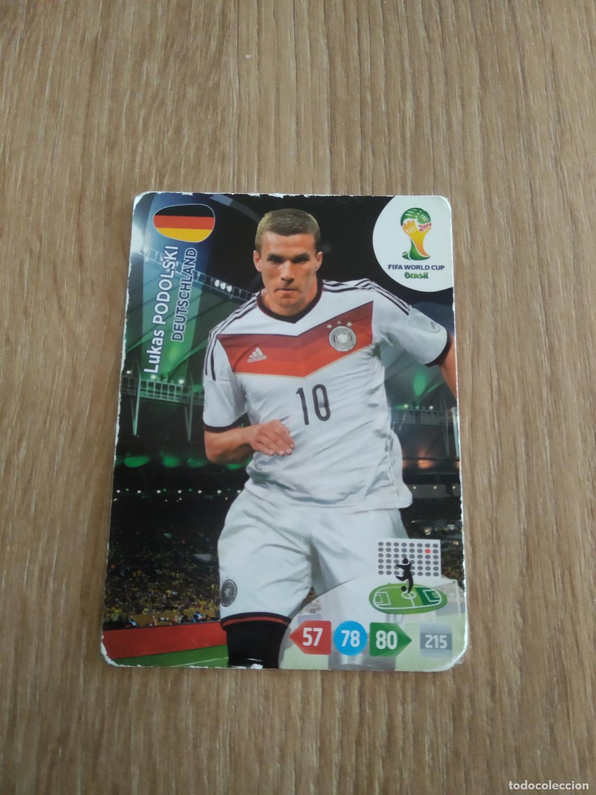 Figurine di Calcio: PODOLSKI ALEMANIA CROMO FUTBOL PANINI ADRENALYN MUNDIAL 2014 WORLD CUP COPA DEL MUNDO