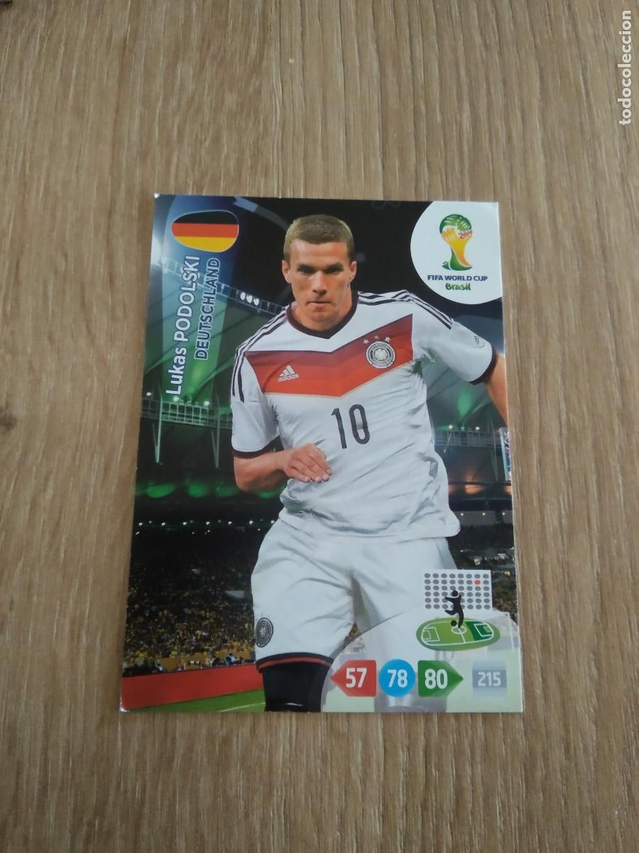 Cromos de F&uacute;tbol: PODOLSKI ALEMANIA CROMO FUTBOL PANINI ADRENALYN MUNDIAL 2014 WORLD CUP COPA DEL MUNDO