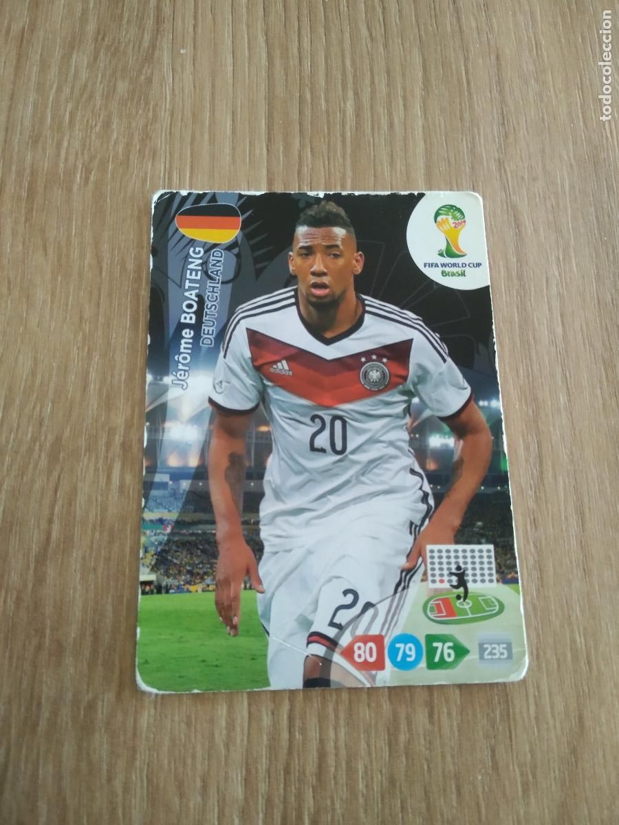 Figurine di Calcio: BOATENG ALEMANIA CROMO FUTBOL PANINI ADRENALYN MUNDIAL 2014 WORLD CUP COPA DEL MUNDO