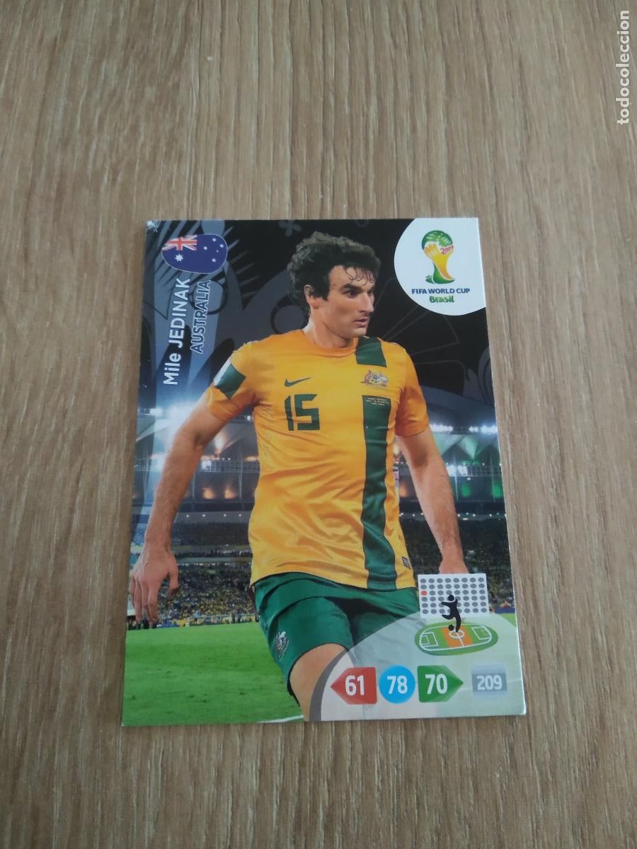 Football Stickers: MILE JEDINAK AUSTRALIA CROMO FUTBOL PANINI ADRENALYN MUNDIAL 2014 WORLD CUP COPA DEL MUNDO