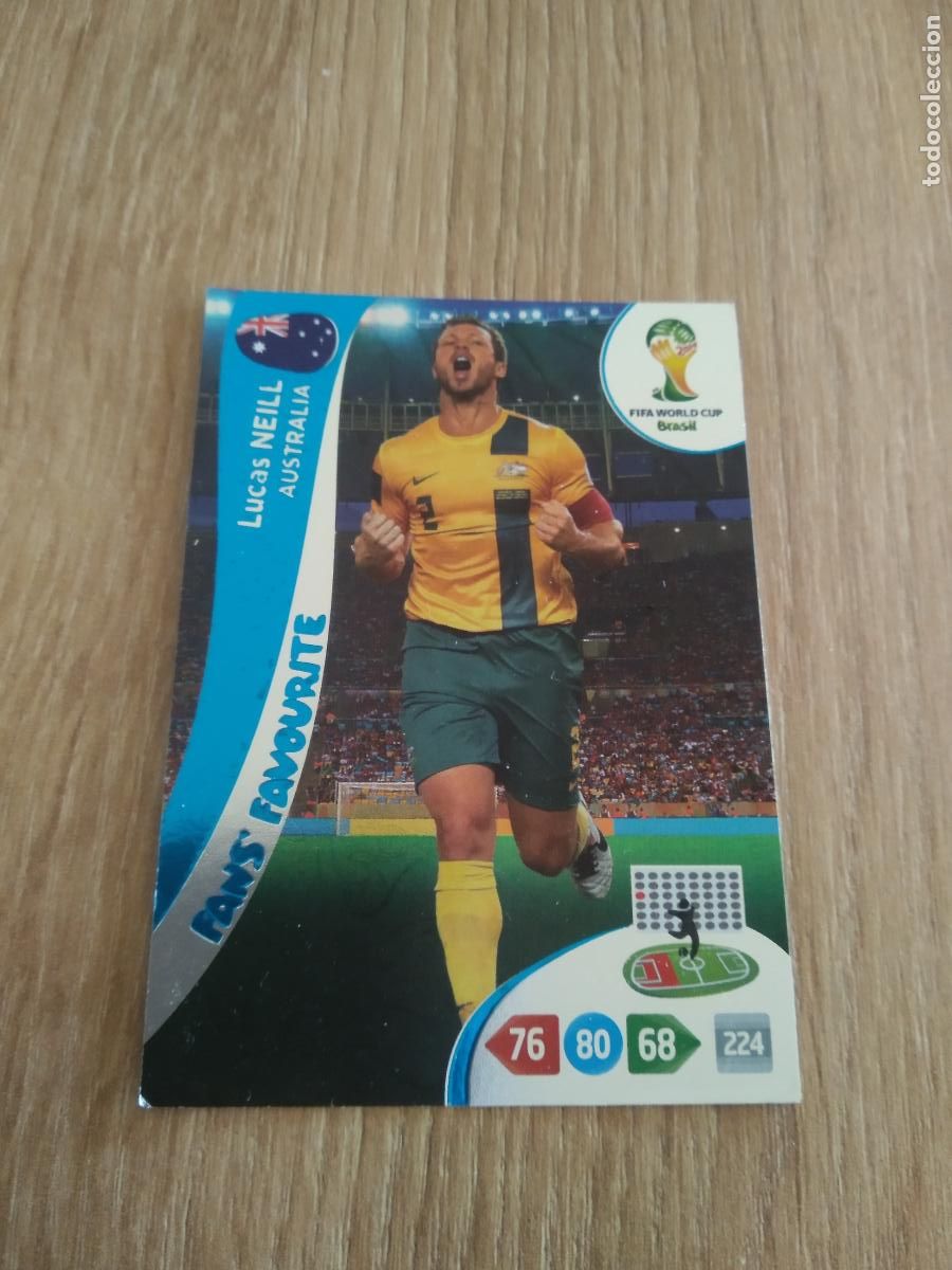 Football Stickers: LUCAS NEILL AUSTRALIA CROMO FUTBOL PANINI ADRENALYN MUNDIAL 2014 WORLD CUP COPA DEL MUNDO