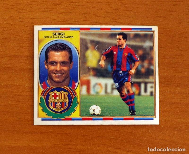 Cartes &agrave; collectionner de Football: F&uacute;tbol Club Barcelona - Sergi - Ediciones Este Liga 1996-1997, 96-97 - Nunca pegado