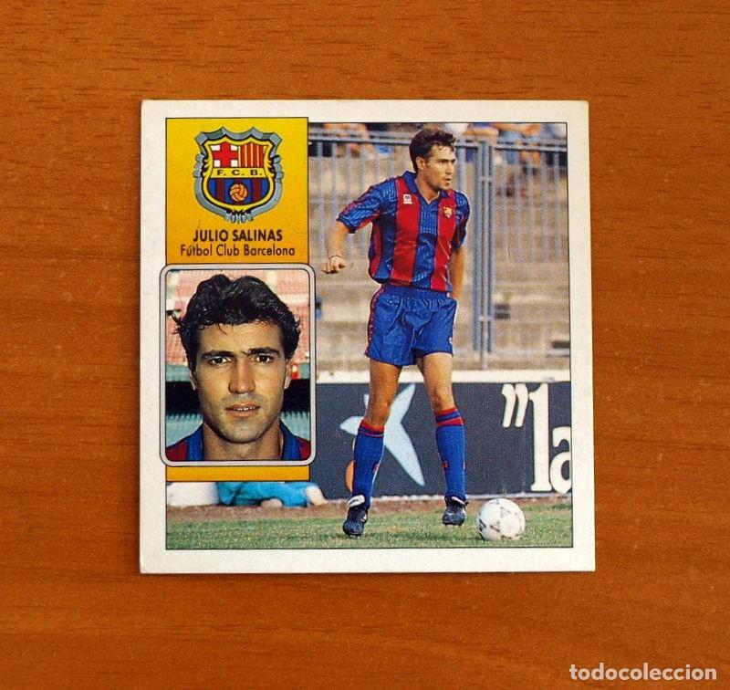 Cartes &agrave; collectionner de Football: Barcelona - Julio Salinas - Ediciones Este Liga 1992-1993, 92-93 - Nunca Pegado