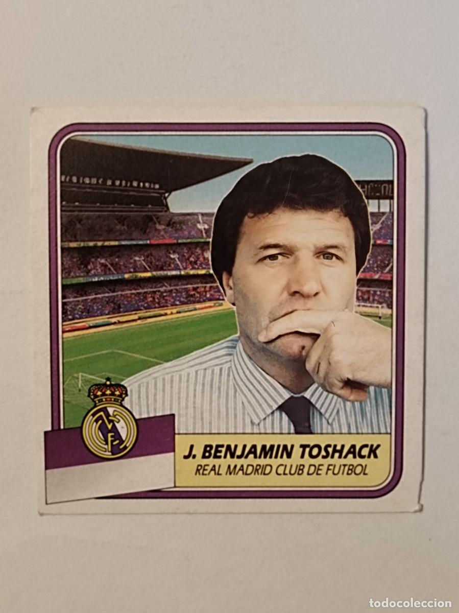 Cartes &agrave; collectionner de Football: J. BENJAMIN TOSHACK REAL MADRID C.F. LIGA 89/90 ESTE