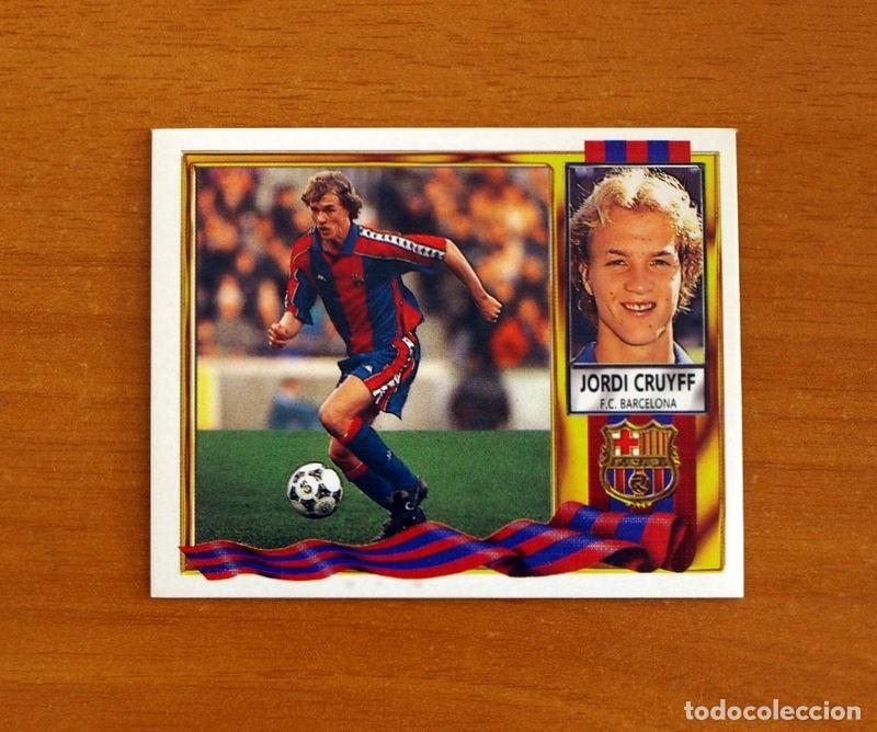 Figurine di Calcio: F&uacute;tbol Club Barcelona - Jordi Cruyff - Ediciones Este Liga 1995-1996, 95-96 - Nunca pegado