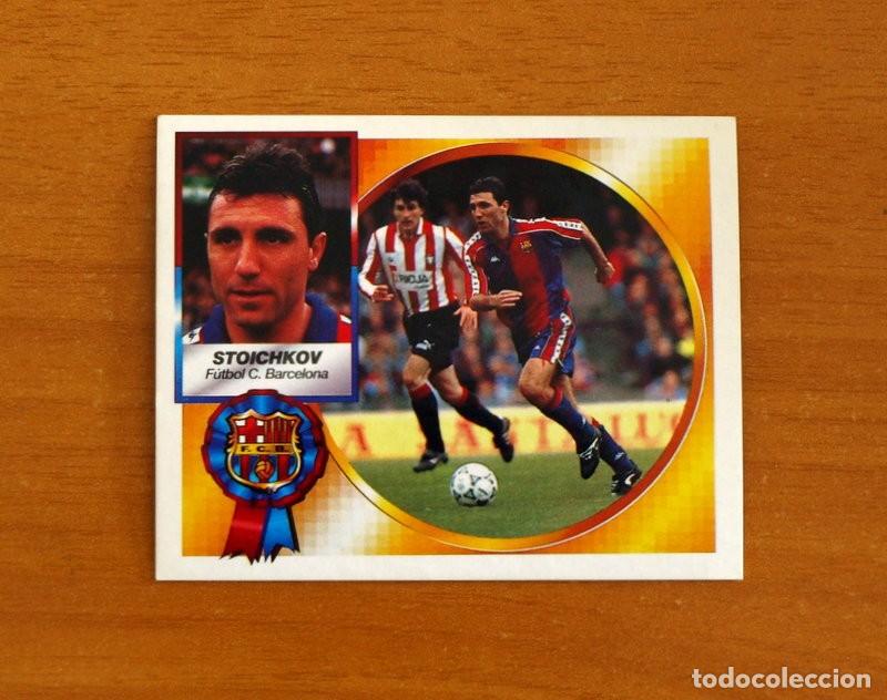 Figurine di Calcio: F&uacute;tbol Club Barcelona - Stoichkov - Ediciones Este Liga 1994-1995, 94-95 - Nunca pegado