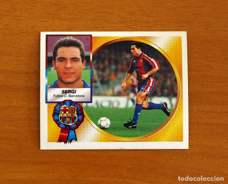 Cromos de F&uacute;tbol: F&uacute;tbol Club Barcelona - Sergi - Ediciones Este Liga 1994-1995, 94-95 - Nunca pegado