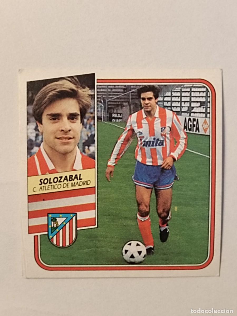 Cromos de F&uacute;tbol: SOLOZABAL ATLETICO MADRID LIGA 89/90 ESTE