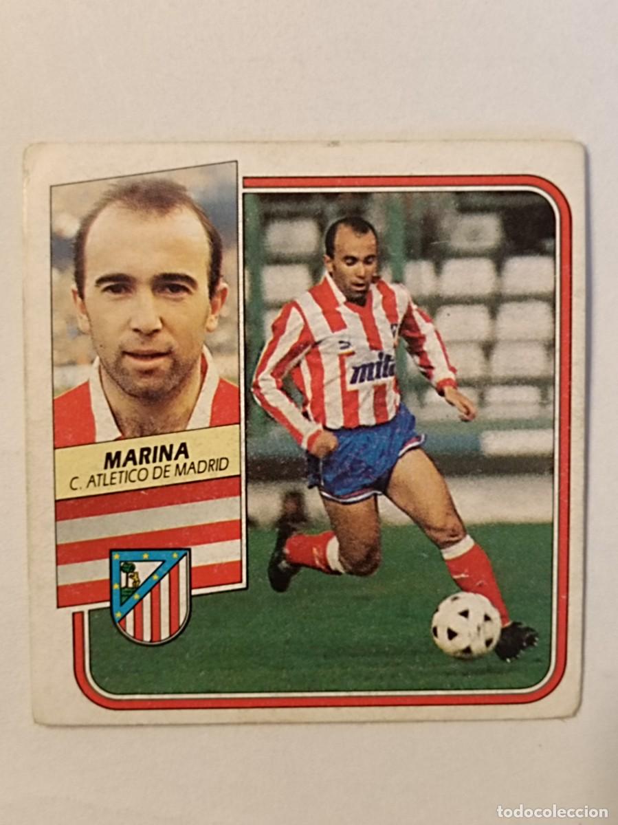 Cromos de F&uacute;tbol: MARINA ATLETICO MADRID LIGA 89/90 ESTE