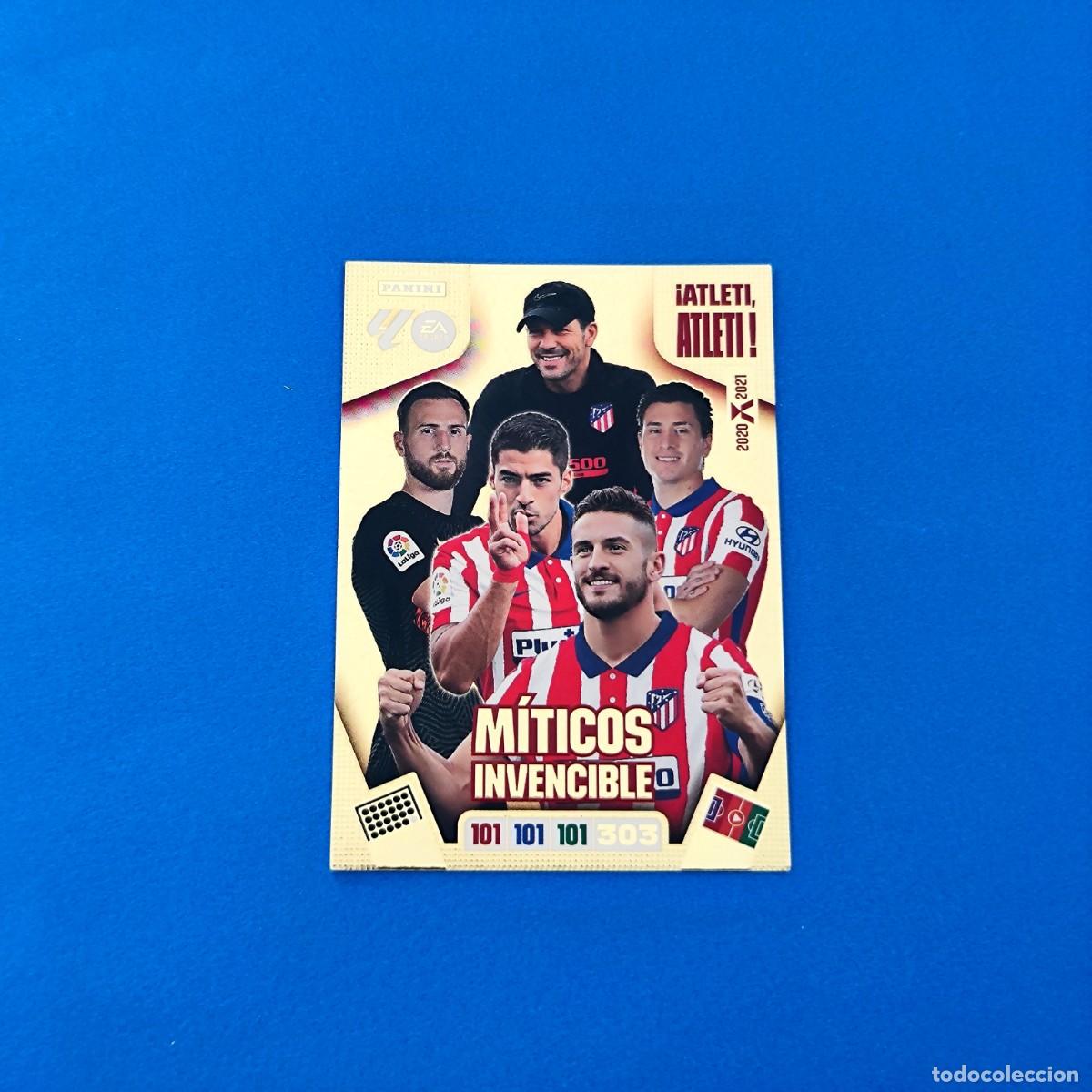 Cromos de F&uacute;tbol: Adrenalyn 2025 2026 / 25 26 M&iacute;ticos Invencible &iexcl;Atleti, Atleti!