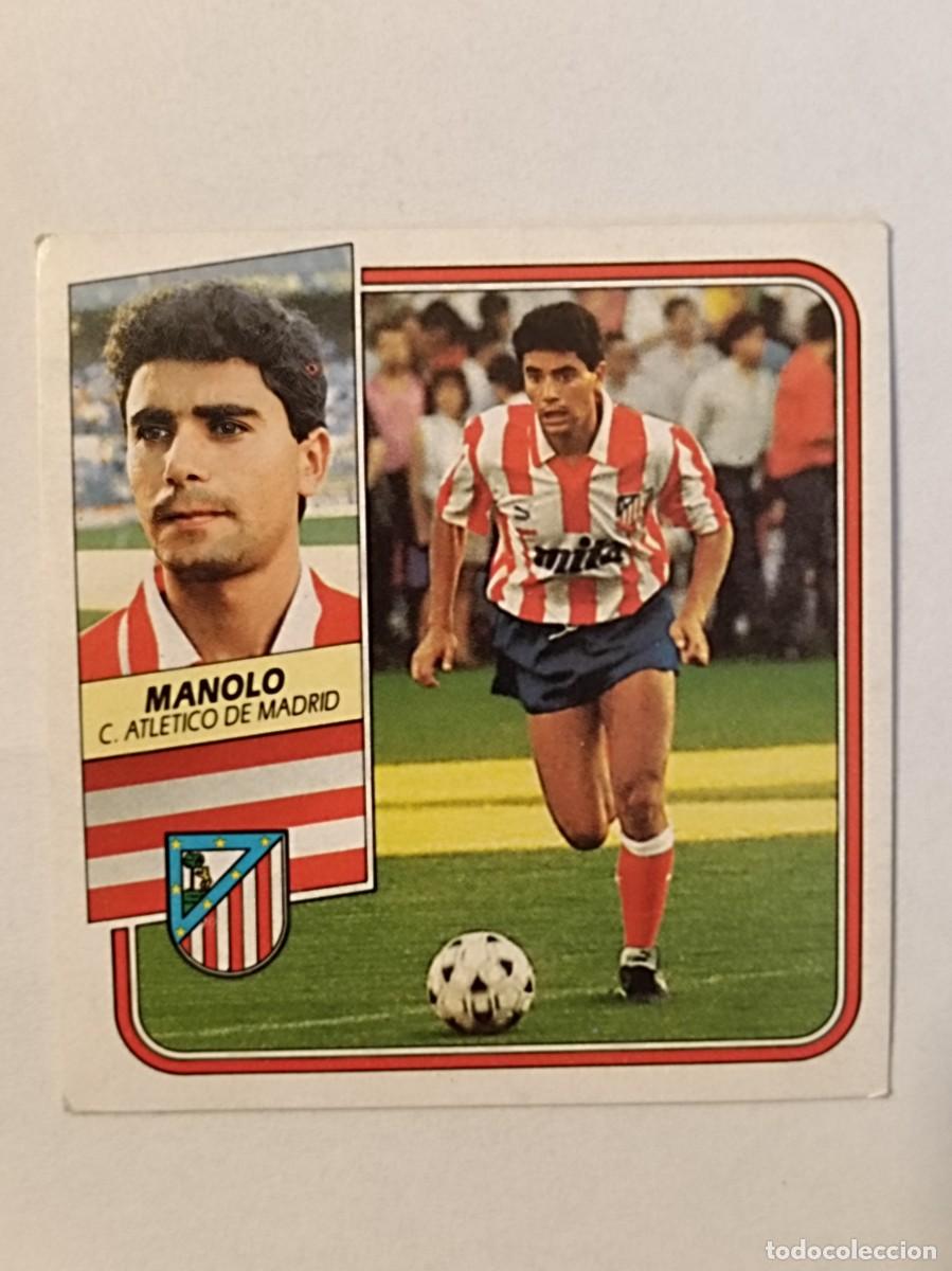Cromos de F&uacute;tbol: MANOLO ATLETICO MADRID LIGA 89/90 ESTE