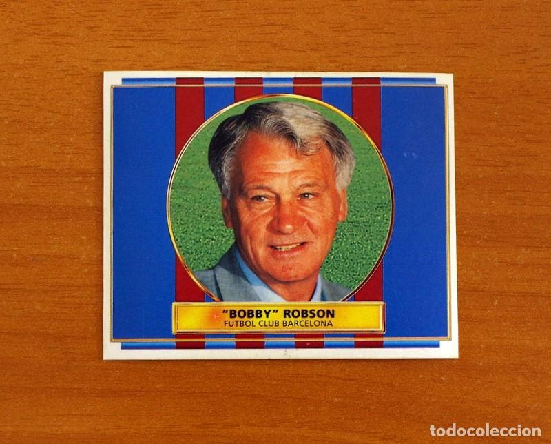 Cromos de F&uacute;tbol: Barcelona - Bobby Robson, Entrenador - Ediciones Este Liga 1996-1997, 96-97 - Nunca Pegado