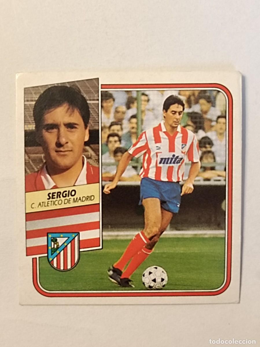Cromos de F&uacute;tbol: SERGIO ATLETICO MADRID LIGA 89/90 ESTE