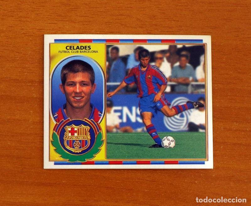 Cromos de F&uacute;tbol: F&uacute;tbol Club Barcelona - Celades - Ediciones Este Liga 1996-1997, 96-97 - Nunca pegado