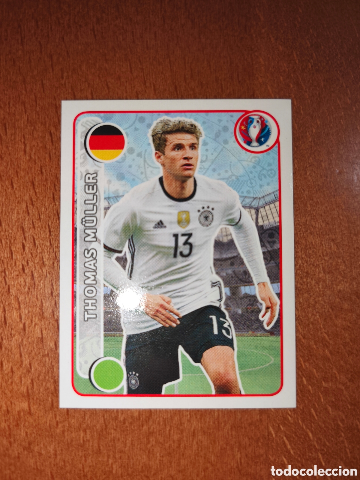 Cromos de F&uacute;tbol: Thomas Muller n&deg;261 UEFA Euro 2016 Alemania