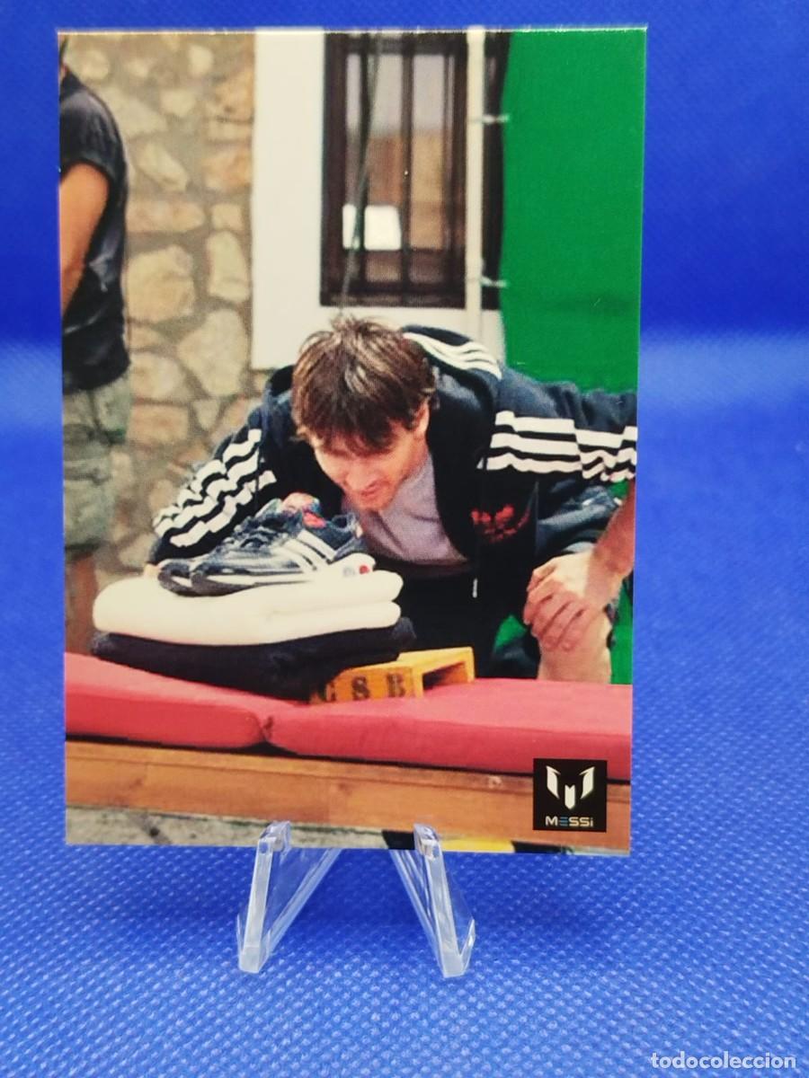 Cromos de F&uacute;tbol: #93 LIONEL MESSI 2013 ICONS OFFICIAL MESSI CARD COLECTION FC BARCELONA