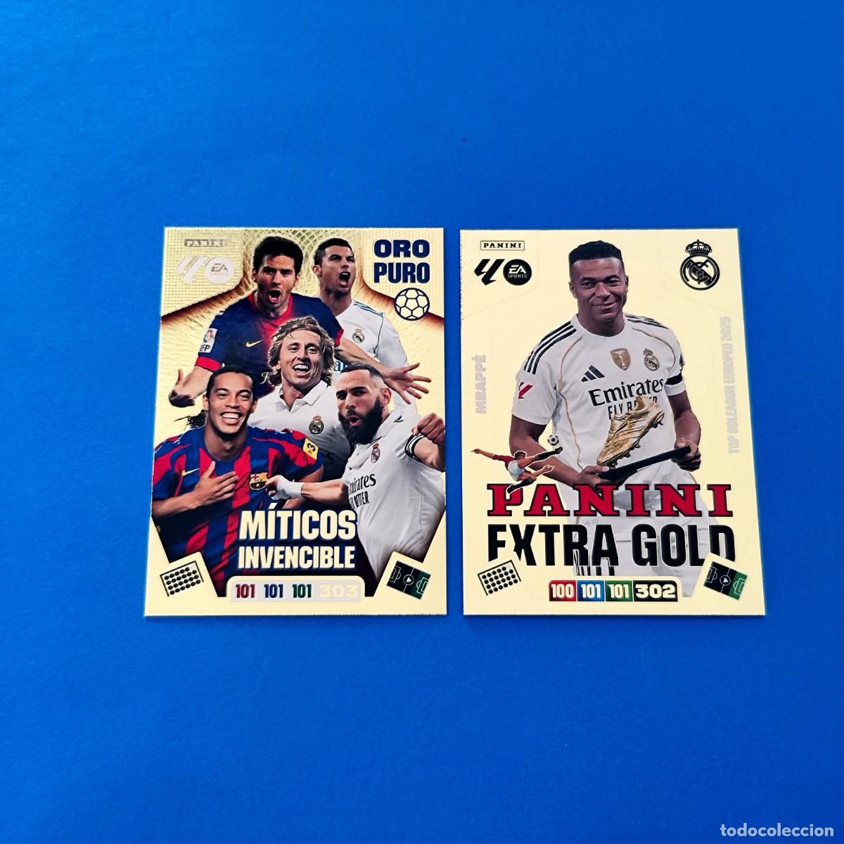 Cartes &agrave; collectionner de Football: Adrenalyn 2025 2026 / 25 26 Mbapp&eacute; Panini Extra Gold - M&iacute;ticos Invencible Oro puro