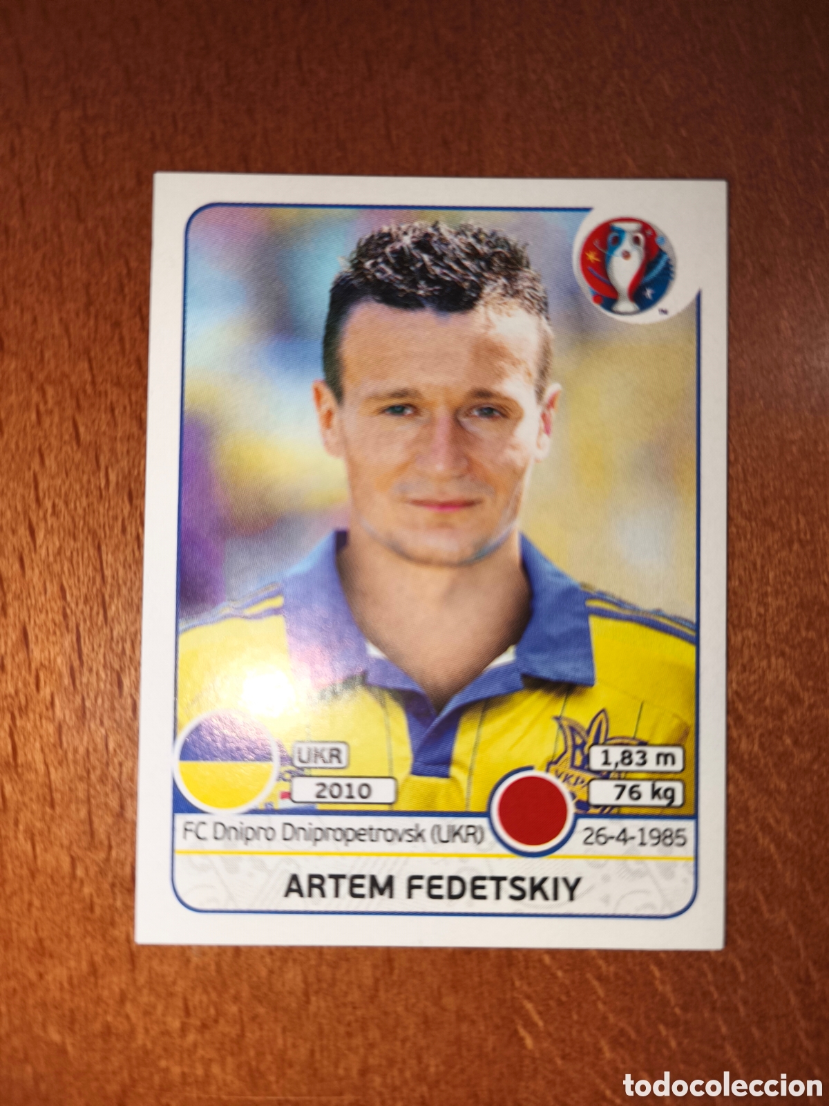 Cromos de F&uacute;tbol: Artem Fedetskiy n&deg;275 UEFA Euro 2016 Ucrania